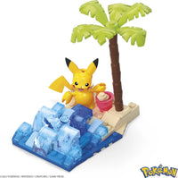 Pokemon Building Toy Kit Pikachu Beach Splash 79 Piece Construction Set