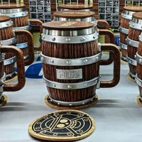 One Piece Wine Barrel Stainless Steel Cup