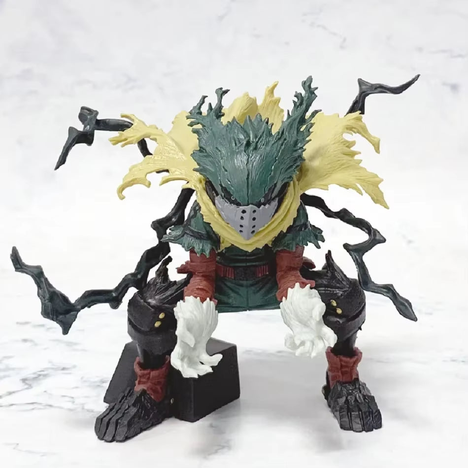 My Hero Academia Izuku Midoriya Deku The Amazing Heroes Figure Dark Hero Costume Crouching Pose