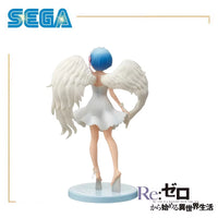 SEGA Re:Zero Starting Life In Another World Rem Angel Wings White Dress Majestic