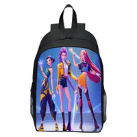 Kpop Demon Hunters Huntrix Backpack | Rumi, Mira, Zoey School Bag