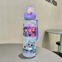 Kpop Demon Hunter Water Bottle with Straw