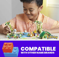 Pokémon Building Toy Kit – Jungle Ruins Set with Cubone, Charmander & Omanyte (464 Pieces)