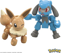 Pokémon Picnic Building Toy Kit with Eevee & Riolu | MEGA Construction Set (193 Pieces)
