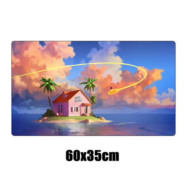 Goku Anime Mouse Pad XL – Extended Gaming Desk Mat for Keyboard & Mouse | Rubber Non-Slip Anime Mousepad for Gamers and Otaku Fans