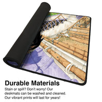 Premium Naruto and Sasuke Rooftop Action Design Gaming Mouse Pad