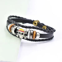 One Piece Monkey D. Luffy PU Bracelet | Straw Hat Pirate Jewelry