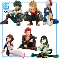 Banpresto My Hero Academia Character Figure Collection – Uraraka, Midoriya, Asui, Kaminari, Toga, Bakugo, Kirishima, Todoroki