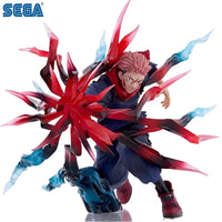 Original SEGA LUMINASTA Jujutsu Kaisen Itadori Yuji Black Flash Figure