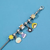 One Piece Beaded Charm Bracelet | Straw Hat Pirates Chain Jewelry for Women