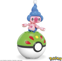 Pokémon Mime Jr. Building Set with 24 Pieces and Poke Ball