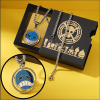 One Piece Metal Pendant Necklace | Pendant & Chain