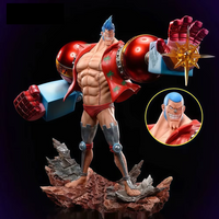 One Piece Franky New World - Attack Laser Stance Statue with Interchangeable Face