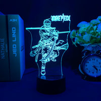 One Piece Wanted Cards LED Acrylic Stand Night Light | Anime 3D Lamp with Remote Control