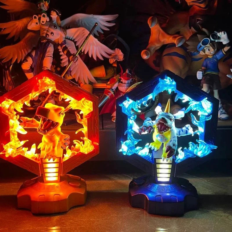 Digimon Adventure – Agumon & Gabumon LED Atmosphere Night Light Figure Collection