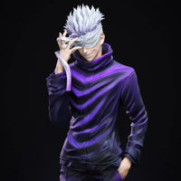 Jujutsu Kaisen – Gojo Satoru Blindfold Reveal Purple Hoodie Casual Ver. Large Scale GK Statue