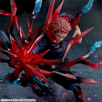Original SEGA LUMINASTA Jujutsu Kaisen Itadori Yuji Black Flash Figure