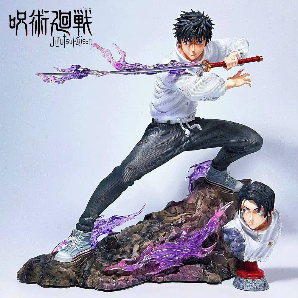 Jujutsu Kaisen Yuta Okkotsu PVC Anime Figure Set Sword & Torso Display Models