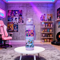 Kpop Demon Hunter Water Bottle with Straw