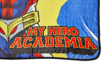 My Hero Academia All Might Fleece Throw Blanket | Official Collectible Decorative Blanket