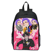 Kpop Demon Hunters Huntrix Backpack | Rumi, Mira, Zoey School Bag