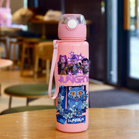 Kpop Demon Hunter Water Bottle with Straw