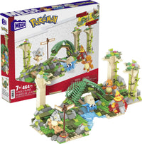 Pokémon Building Toy Kit – Jungle Ruins Set with Cubone, Charmander & Omanyte (464 Pieces)