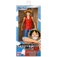 Mega One Piece Luffy Action Figure | Bandai Namco Anime Heroes Series