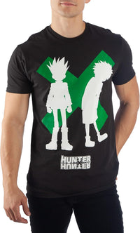 Hunter X Hunter Gon & Killua Silhouettes Men’s Black T-Shirt