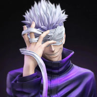 Jujutsu Kaisen – Gojo Satoru Blindfold Reveal Purple Hoodie Casual Ver. Large Scale GK Statue