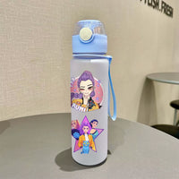 Kpop Demon Hunter Water Bottle with Straw