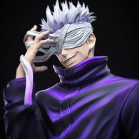 Jujutsu Kaisen – Gojo Satoru Blindfold Reveal Purple Hoodie Casual Ver. Large Scale GK Statue