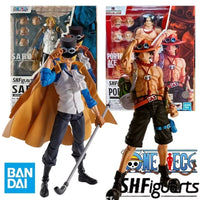 Bandai S.H.Figuarts One Piece Luffy Ace or Sabo Poseable Action Figure