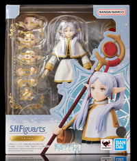 BANDAI S.H.Figuarts Frieren Beyond Journey’s End Frieren Fern PVC Figure Official Box