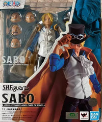 Bandai S.H.Figuarts One Piece Luffy Ace or Sabo Poseable Action Figure