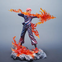 Ryomen Sukuna Fire Arrow Attack Figure – Jujutsu Kaisen Statue Itadori Body Ver