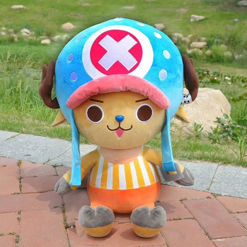 One Piece Tony Tony Chopper Plush Doll Throw Pillow – Multiple Sizes