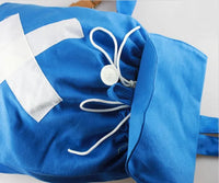 One Piece Tony Tony Chopper Canvas Backpack Blue School Shoulder Bag
