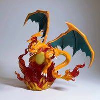 Pokemon – Mega Charizard X Wings Spread Flame Burst GK Statue