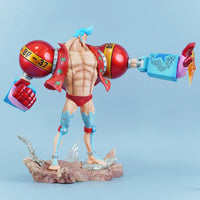 One Piece Franky New World - Attack Laser Stance Statue with Interchangeable Face