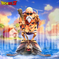 Dragon Ball Master Roshi (Kame Sennin) PVC Model Statue with Turtle Base