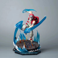 Demon Slayer – Akaza Third Form Wind Compass Luminous GK Handmade Battle Statue