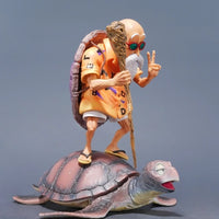 Dragon Ball Master Roshi (Kame Sennin) PVC Model Statue with Turtle Base