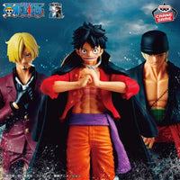 Banpresto One Piece Shukko Special Edition Collectible Luffy, Zoro & Sanji Anime
