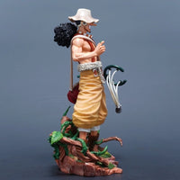 One Piece Usopp New World Statue with Kabuto Slingshot Forest Base