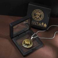 One Piece Metal Pendant Necklace | Pendant & Chain