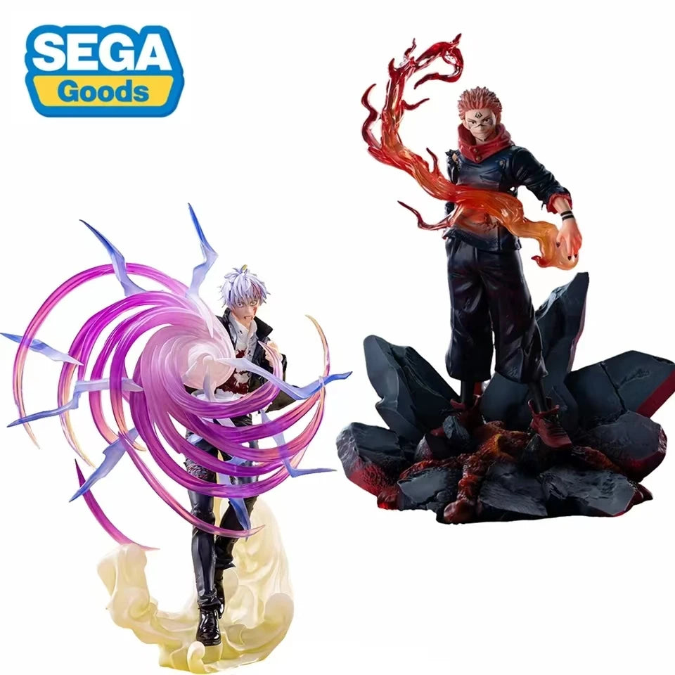 SEGA LUMINASTA Jujutsu Kaisen Gojo Satoru / Ryomen Sukuna Figures - Mid Attack