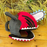 Chainsaw Man – Denji Chainsaw Devil Head Plush Headgear Cosplay Mask Pillow