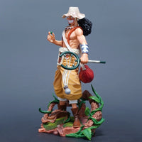 One Piece Usopp New World Statue with Kabuto Slingshot Forest Base