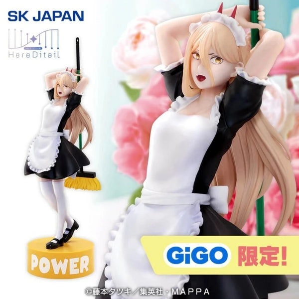 In Stock Original GIGO Limited HereDitail Chainsaw Man Power Maid Outfit Figure